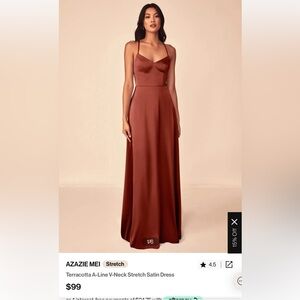 Azazie Mei Terracotta